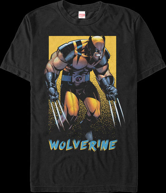 X-Men Wolverine Poster Marvel Comics T-Shirt