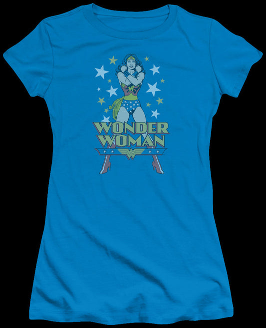 Ladies Posing Wonder Woman Shirt
