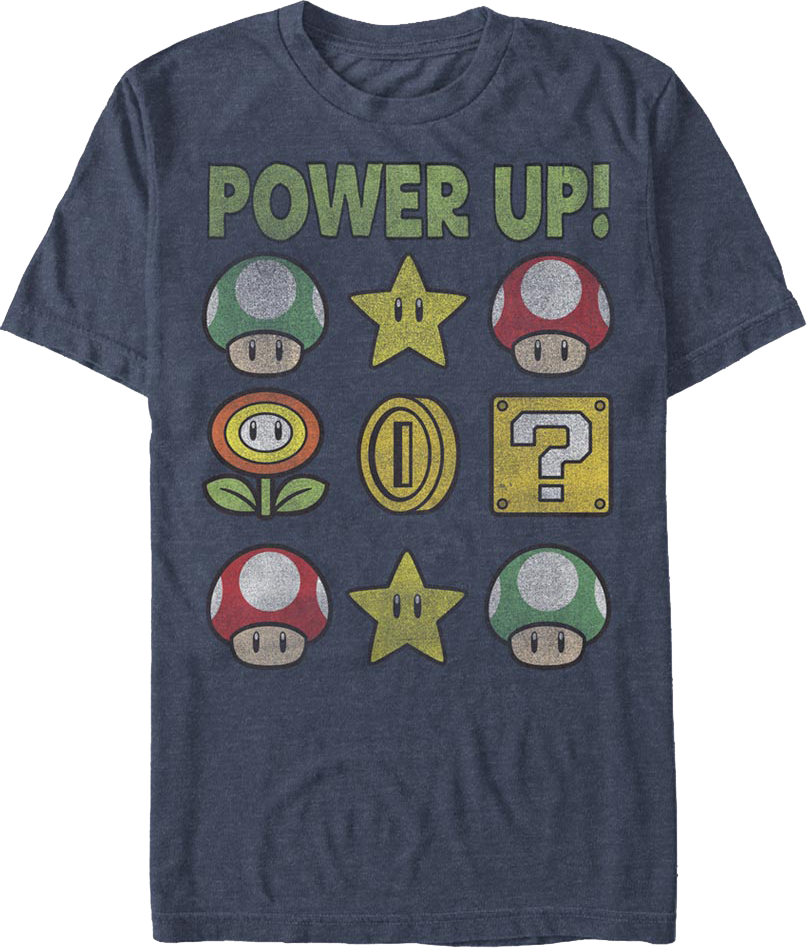 Power Up Super Mario Bros. T-Shirt