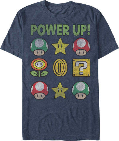 Power Up Super Mario Bros. T-Shirt