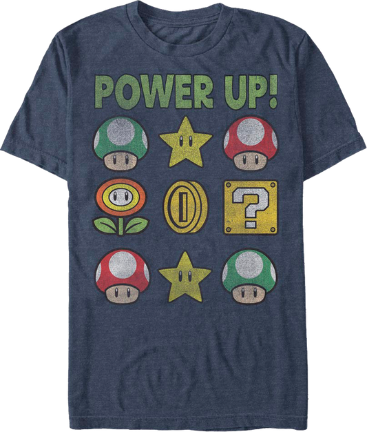 Power Up Super Mario Bros. T-Shirt