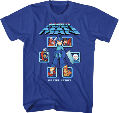 Press Start Mega Man T-Shirt