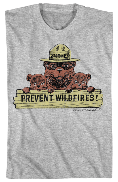 Prevent Wildfires Smokey Bear T-Shirt