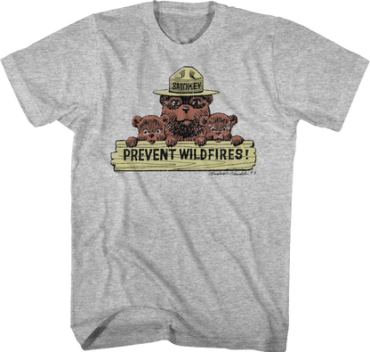 Prevent Wildfires Smokey Bear T-Shirt