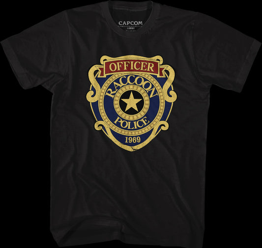 Raccoon City Police Badge Resident Evil T-Shirt