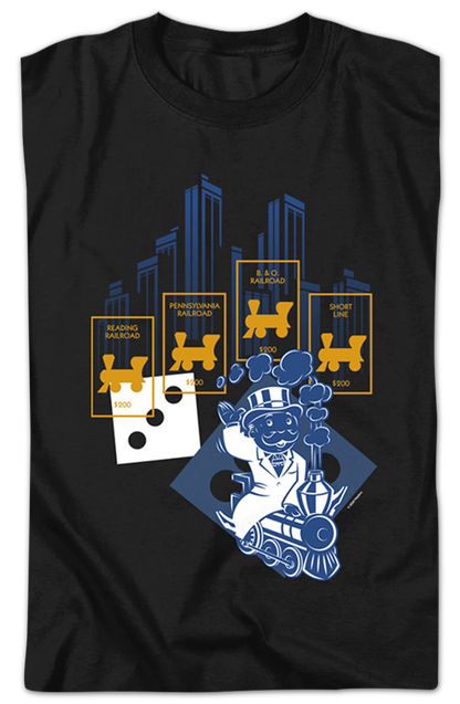 Railroads Monopoly T-Shirt