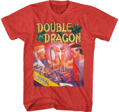 Red Box Art Double Dragon T-Shirt