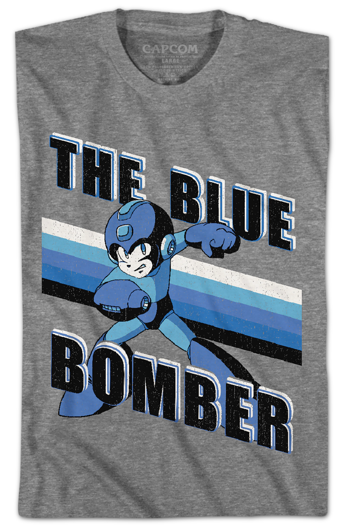 Retro Blue Bomber Mega Man T-Shirt