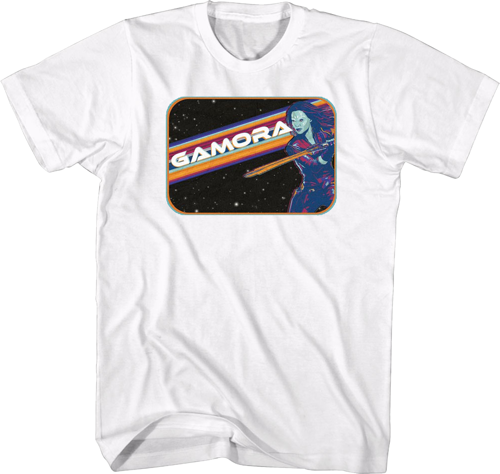 Retro Gamora Guardians Of The Galaxy Vol. 3 T-Shirt