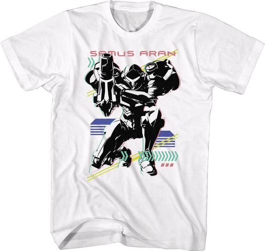 Retro Samus Aran Nintendo T-Shirt
