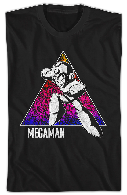 Retro Triangle Mega Man T-Shirt