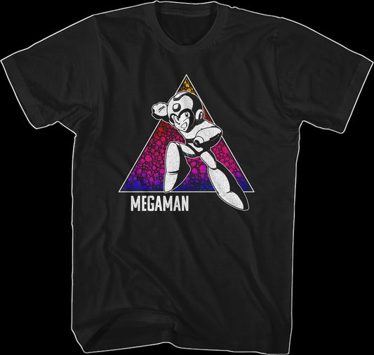 Retro Triangle Mega Man T-Shirt