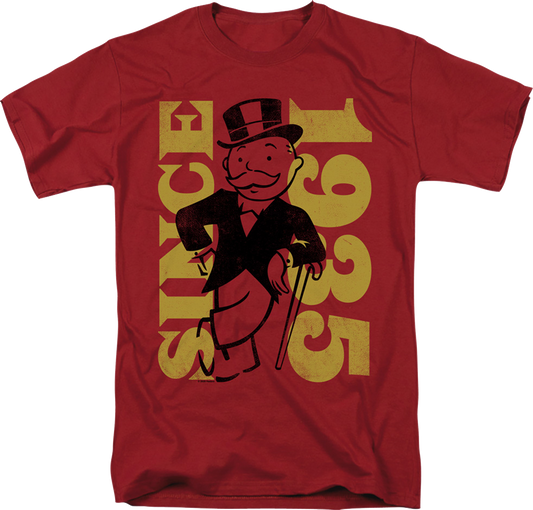 Rich Uncle Pennybags Since 1935 Monopoly T-Shirt
