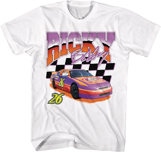 Ricky Bobby Checkered Flag Talladega Nights T-Shirt