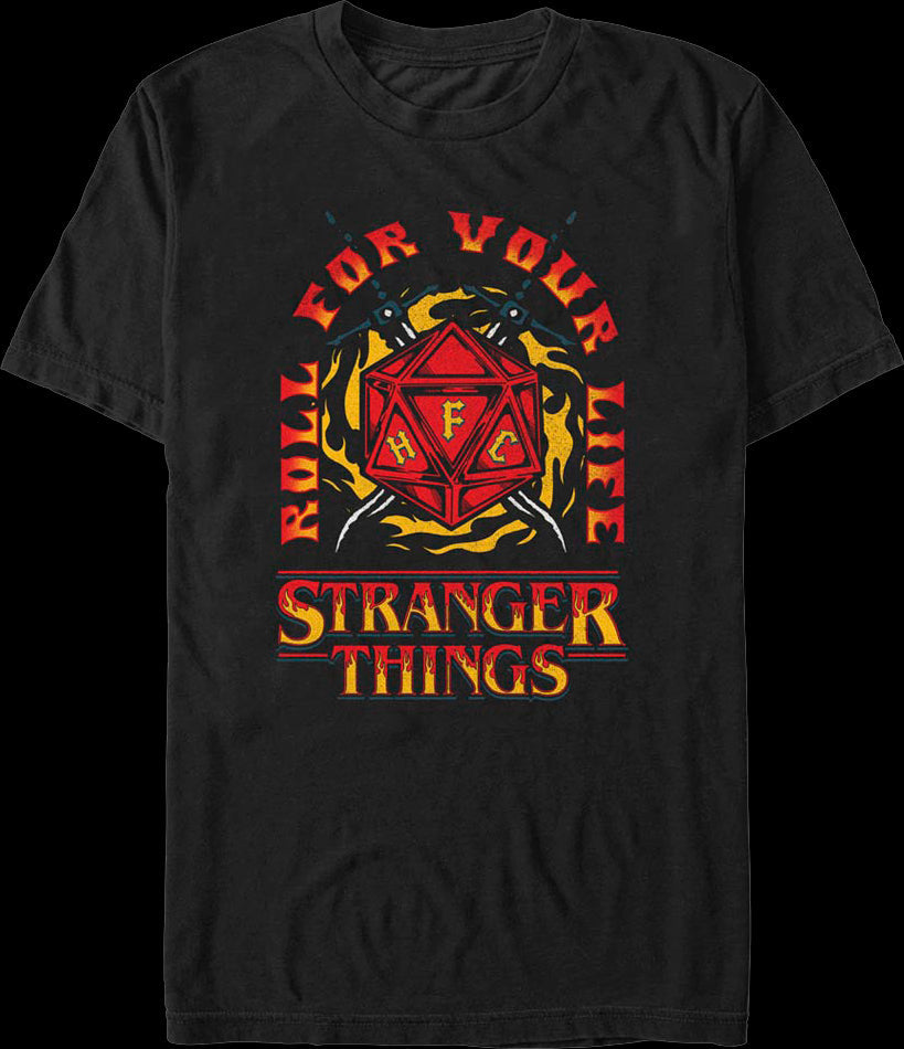 Roll For Your Life Stranger Things T-Shirt