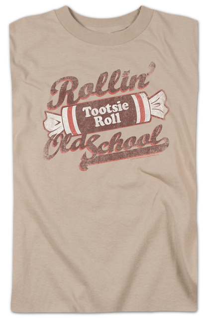 Rollin' Old School Tootsie Roll T-Shirt
