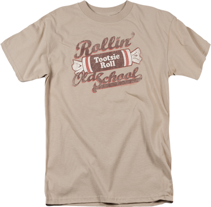 Rollin' Old School Tootsie Roll T-Shirt