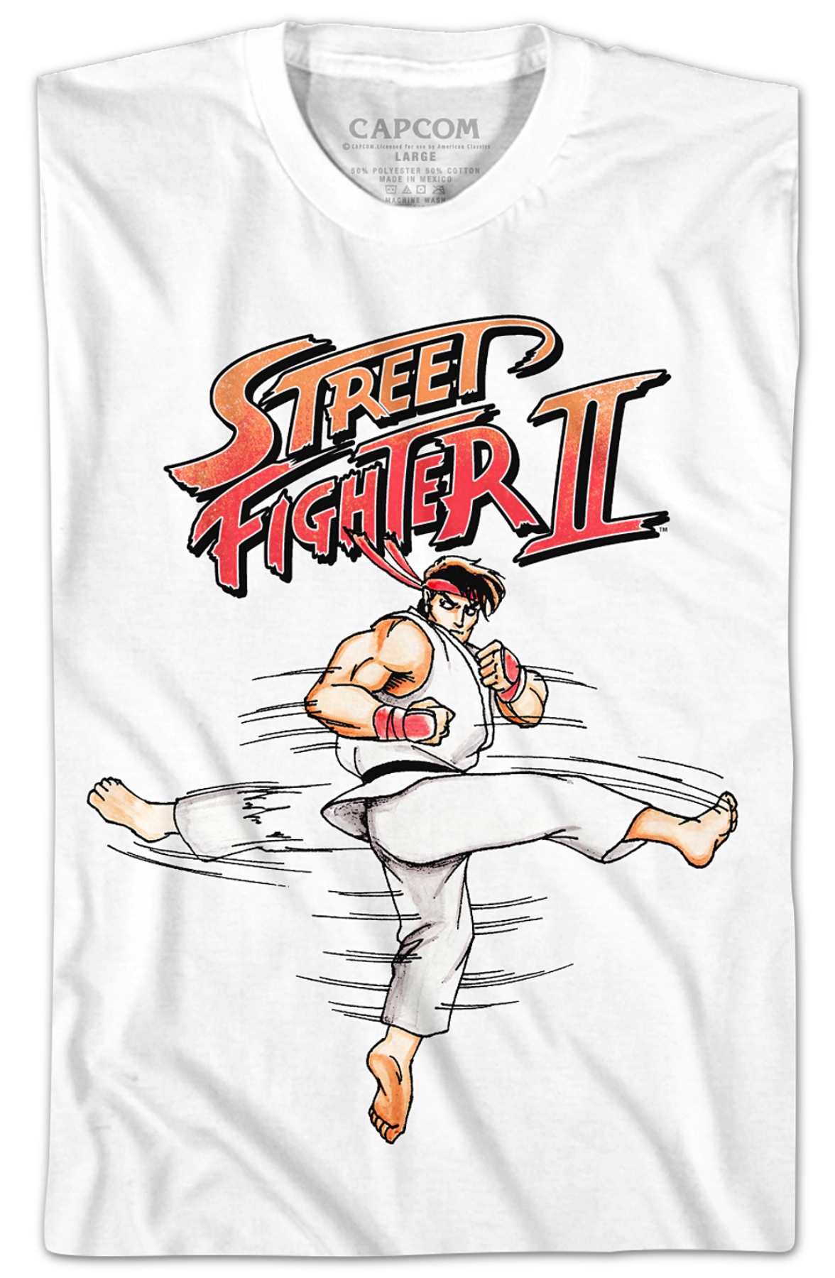 Ryu Hurricane Kick Street Fighter II T-Shirt