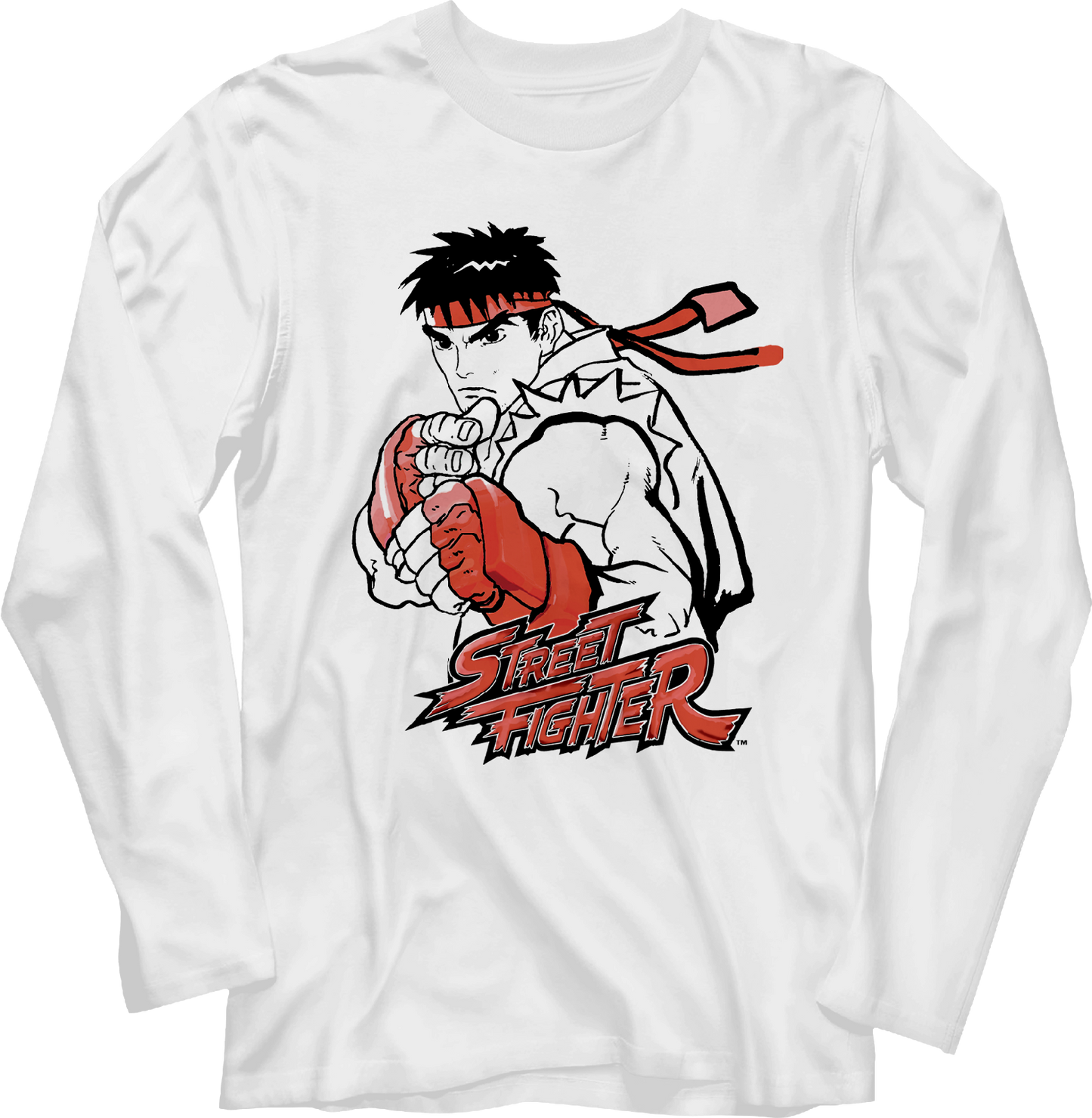 Ryu Street Fighter Long Sleeve Shirt