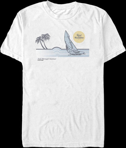Sail Through Summer Pabst Blue Ribbon T-Shirt