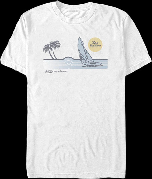 Sail Through Summer Pabst Blue Ribbon T-Shirt