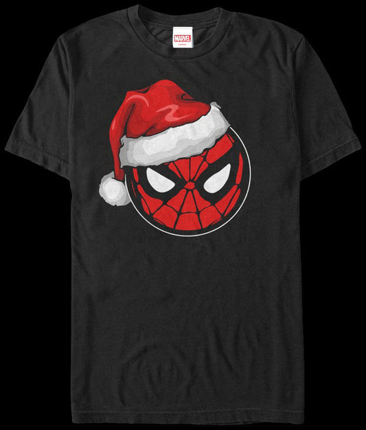 Santa Hat Spider-Man T-Shirt