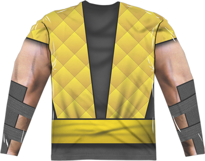 Scorpion Costume Mortal Kombat Long Sleeve Shirt