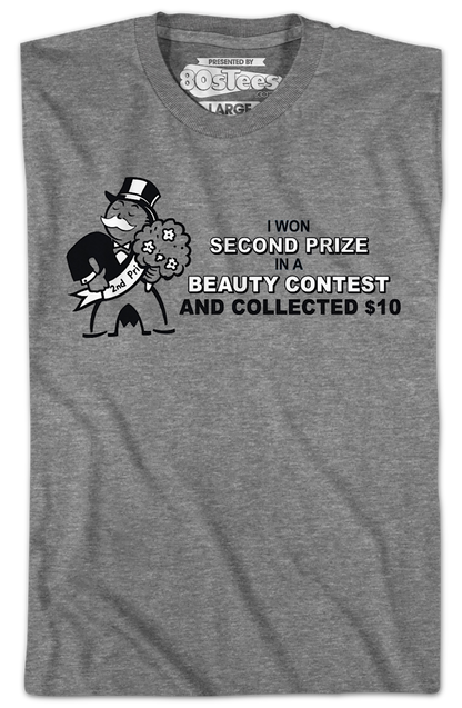 Second Prize Monopoly T-Shirt