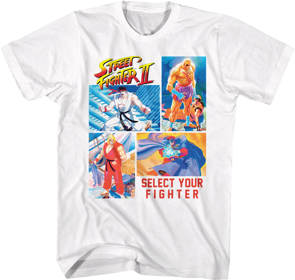 Select Your Fighter Street Fighter II T-Shirt