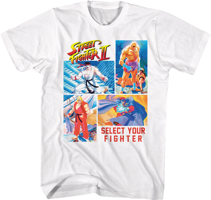 Select Your Fighter Street Fighter II T-Shirt