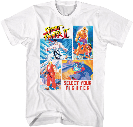 Select Your Fighter Street Fighter II T-Shirt