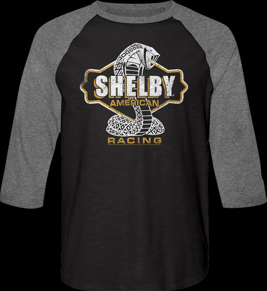 Shelby Racing Raglan Baseball Shirt