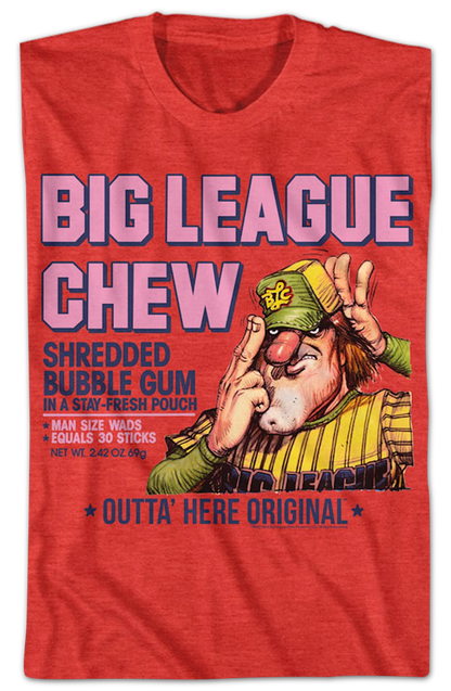 Shredded Bubble Gum Big League Chew T-Shirt