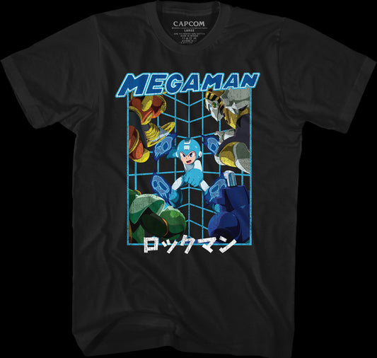 Skull Barrier Mega Man T-Shirt