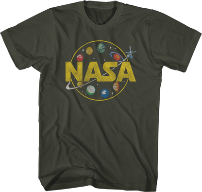 Skylab Orbiting Planets NASA T-Shirt