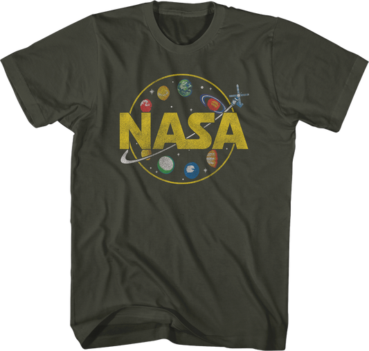 Skylab Orbiting Planets NASA T-Shirt