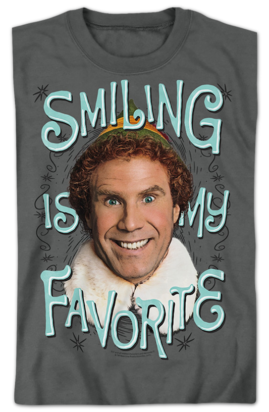 Smiling Is My Favorite Elf Sweatshirt