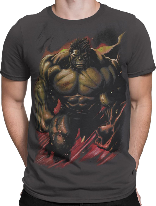 Smoldering Incredible Hulk Marvel Comics T-Shirt