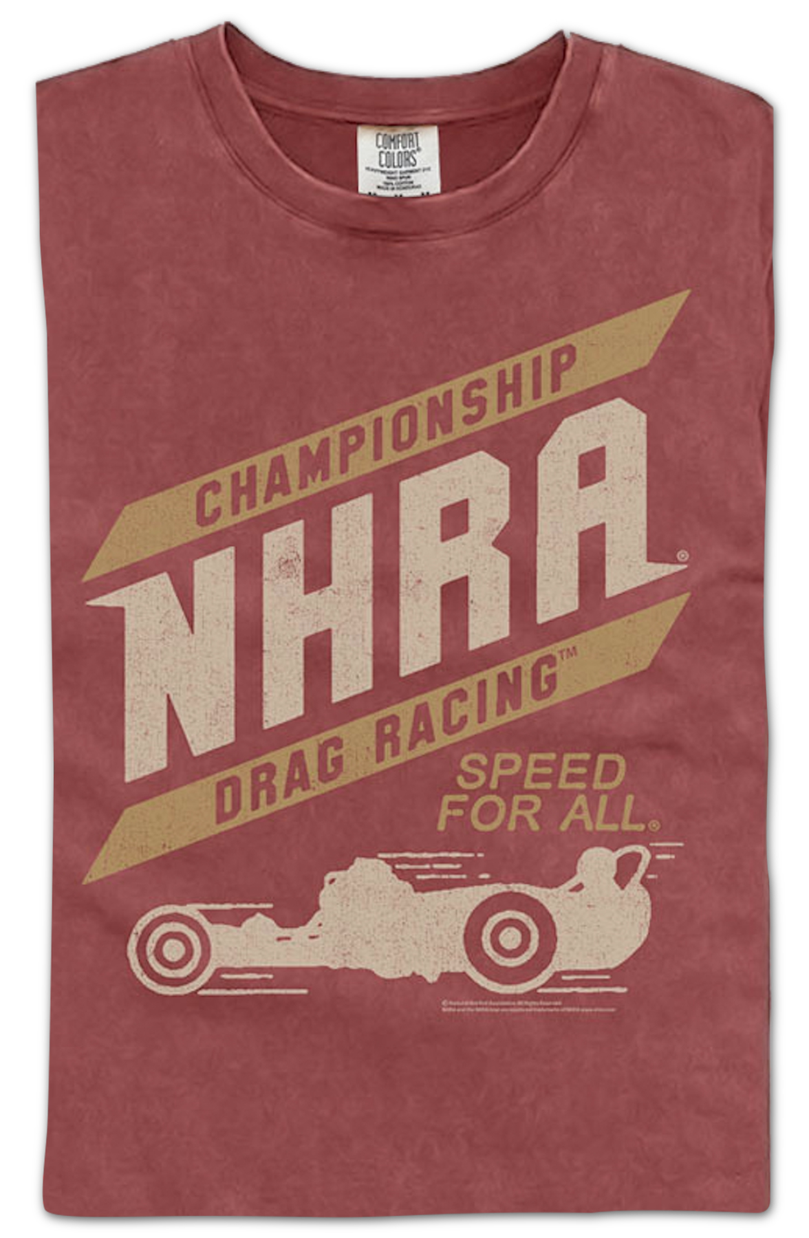Championship National Hot Rod Association Comfort Colors Brand T-Shirt