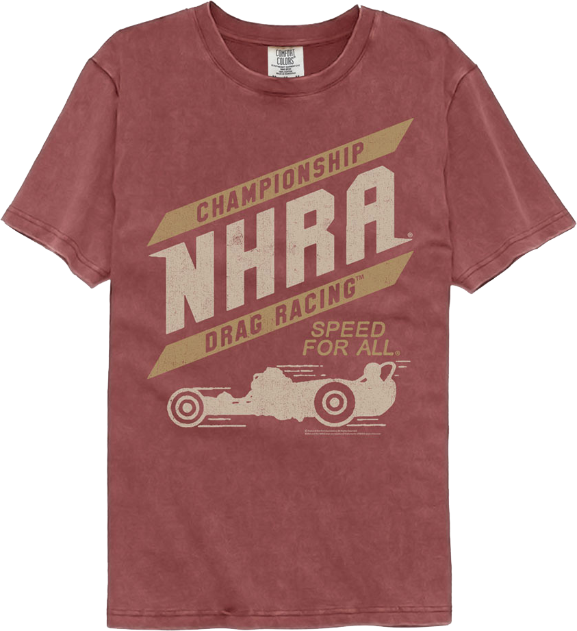 Championship National Hot Rod Association Comfort Colors Brand T-Shirt