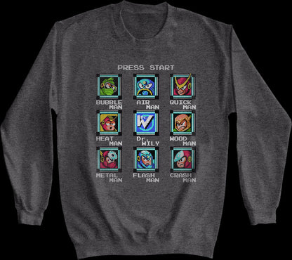 Start Screen Mega Man Sweatshirt