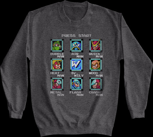 Start Screen Mega Man Sweatshirt