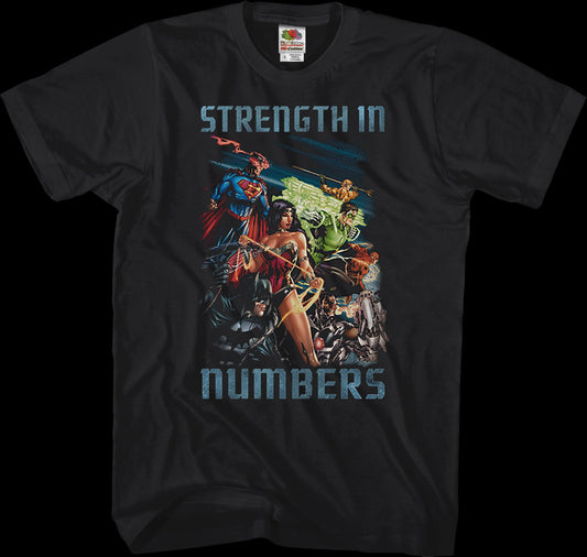 Strength In Numbers Justice League T-Shirt