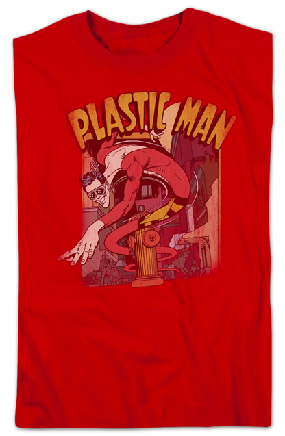 Stretchable Plastic Man DC Comics T-Shirt