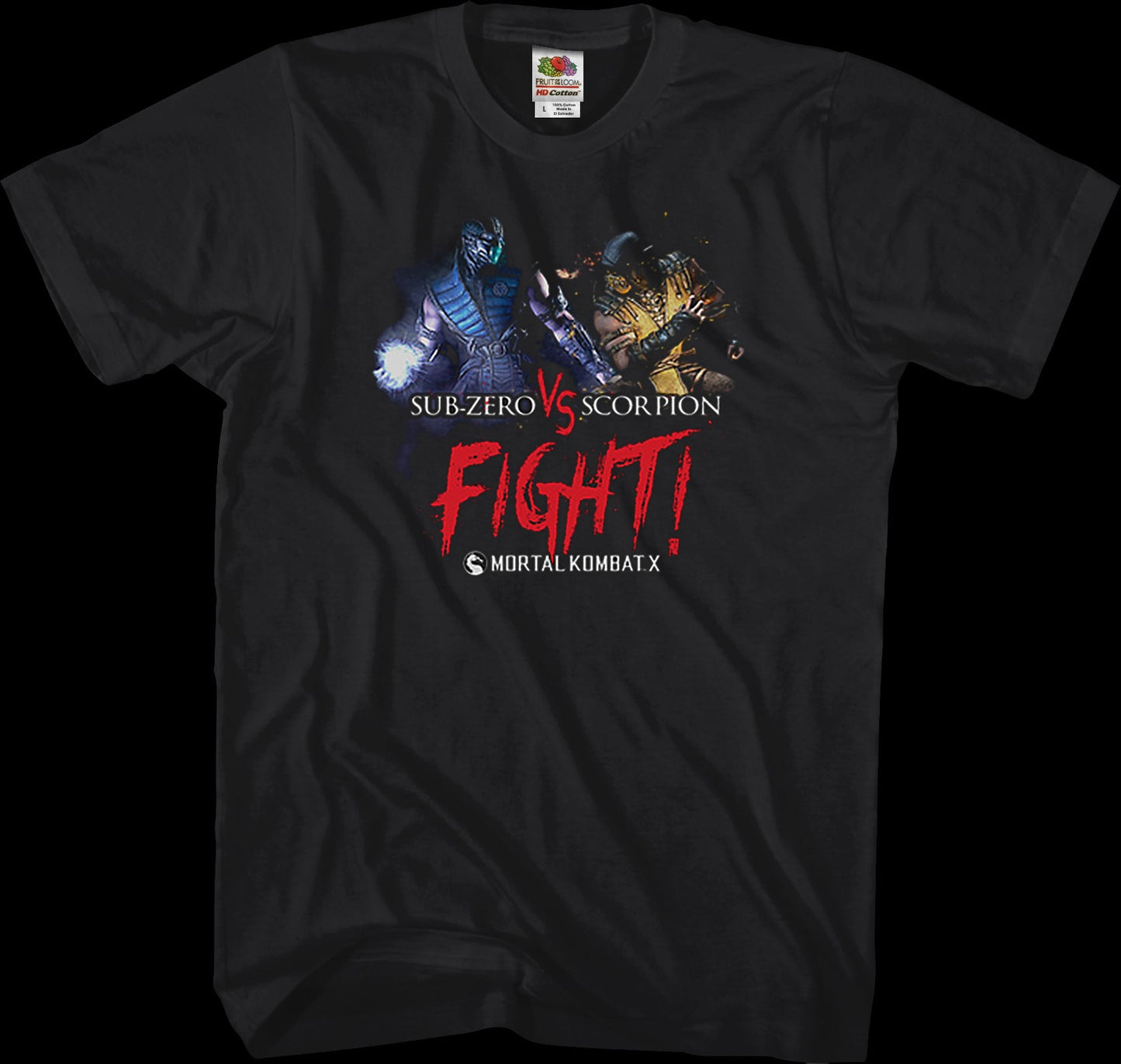 Sub-Zero vs Scorpion Mortal Kombat X T-Shirt