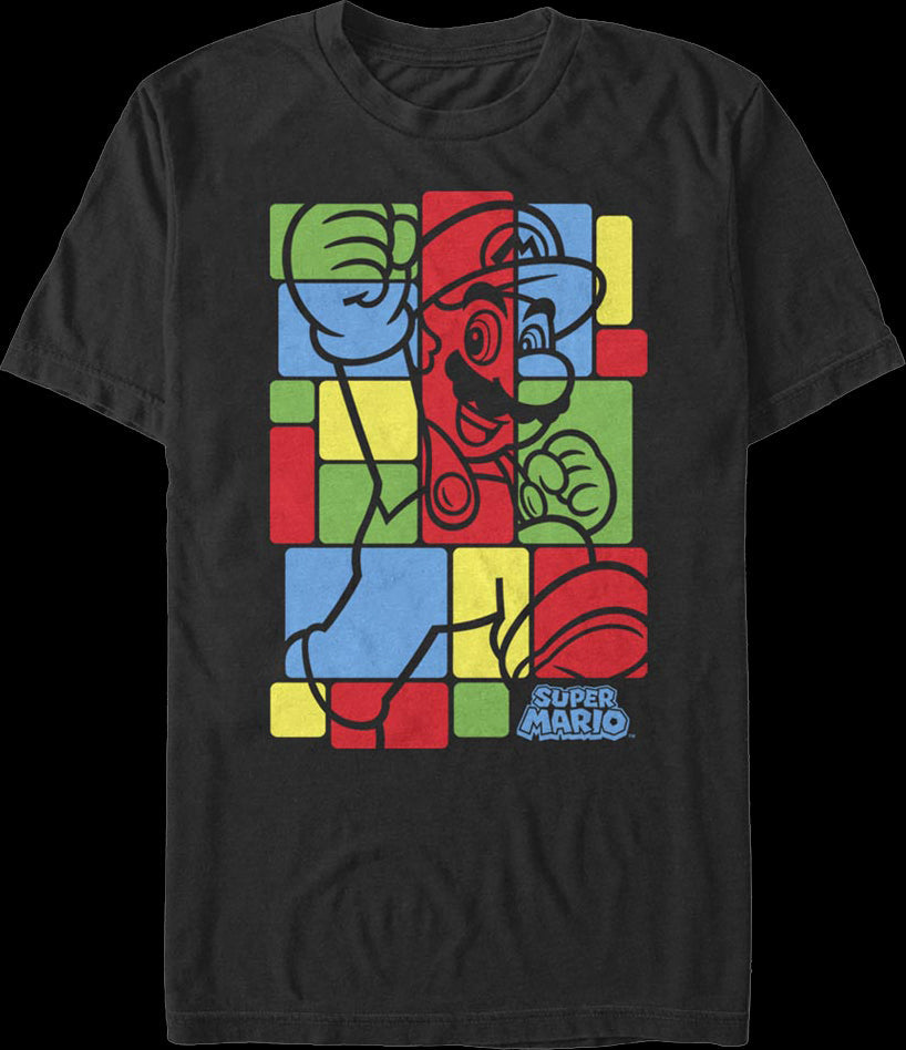 Super Mario Blocks Nintendo T-Shirt