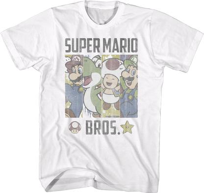 Super Mario Bros. Panels Nintendo T-Shirt