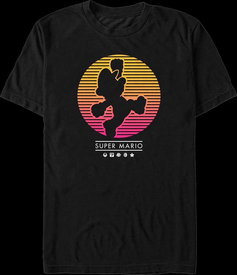 Super Mario Silhouette Nintendo T-Shirt