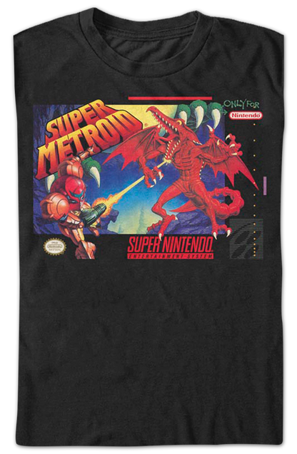 Super Metroid Cartridge Art Nintendo T-Shirt