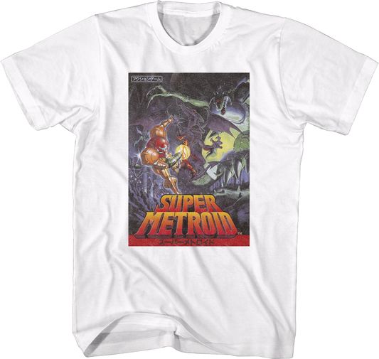 Super Metroid Japanese Poster Nintendo T-Shirt